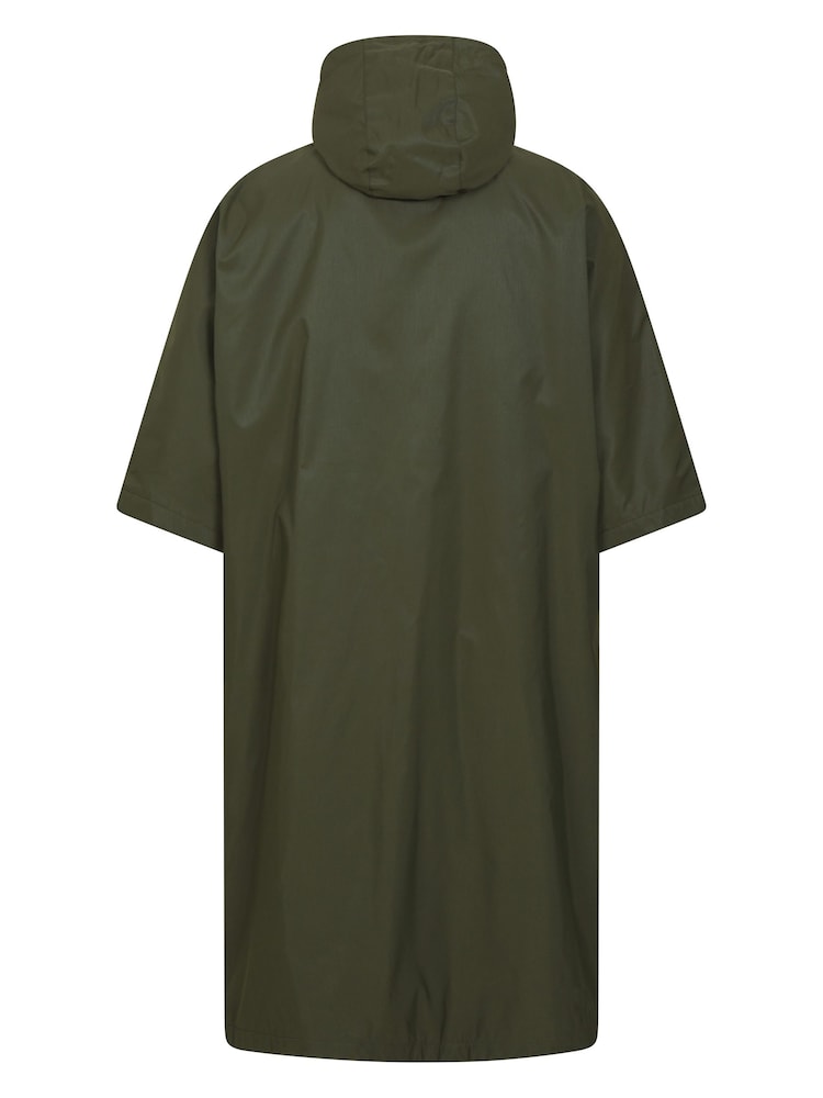 Mountain Warehouse Green Mens Coastline Water Resistant Changing Robe Coat Jacket - Image 2 of 5