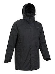 Mountain Warehouse Black Mens Westport Long Waterproof Jacket - Image 3 of 5