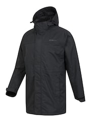 Mountain Warehouse Black Mens Westport Long Waterproof Jacket - Image 4 of 5
