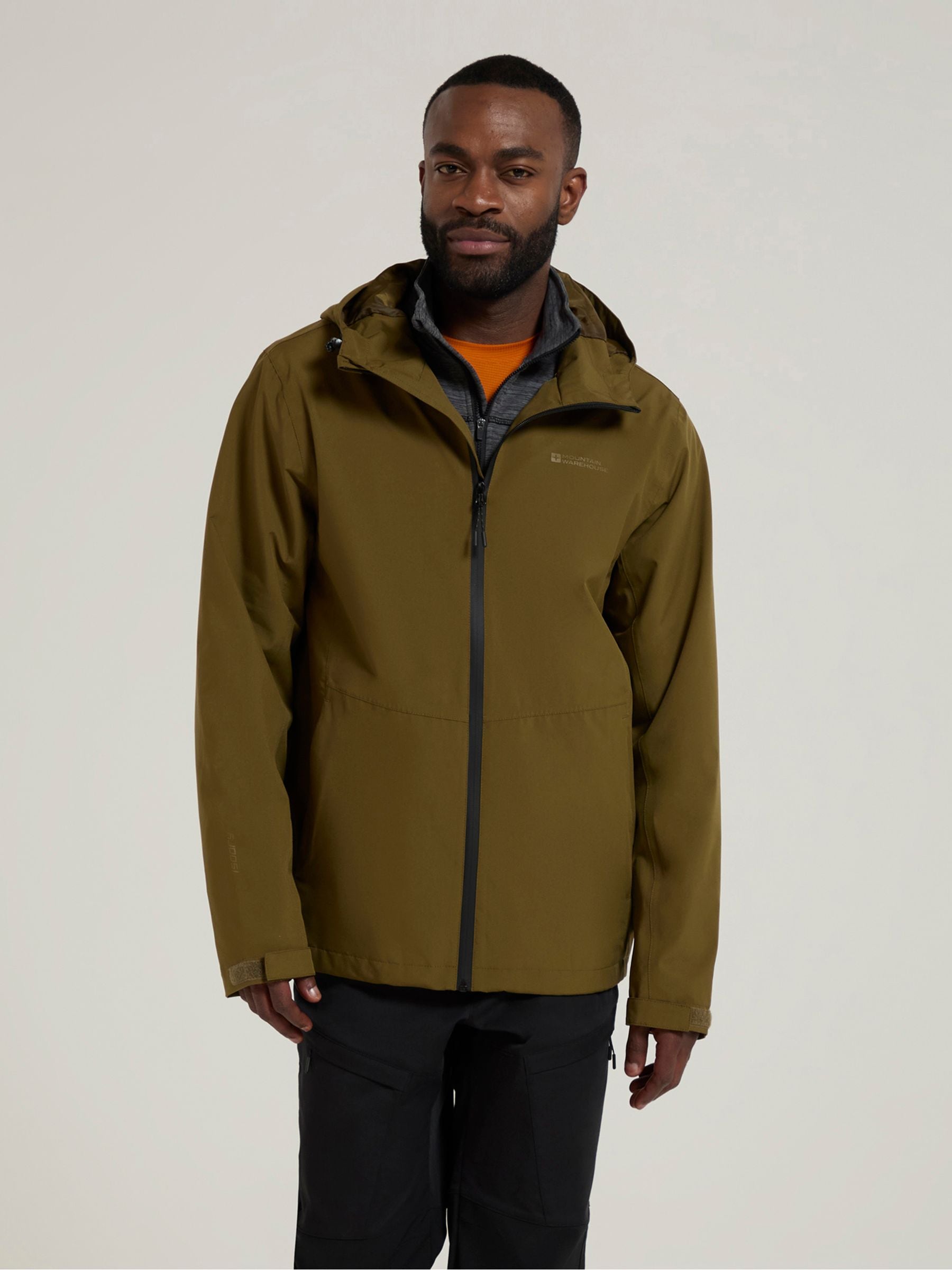 【新品未使用品】25-26 ELECTRIC MOUNTAIN JACKET Buy Mountain Warehouse Green Mens Covert Lightweight, Waterproof