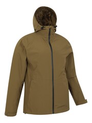 Mountain Warehouse Green Mens Covert Lightweight, Waterproof Coat Jacket - Image 6 of 9