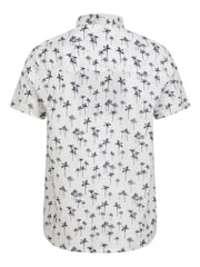 Mountain Warehouse White 100% Cotton Preston Illustration Mens Shirt - Image 3 of 5