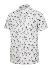 Mountain Warehouse White 100% Cotton Preston Illustration Mens Shirt - Image 4 of 5