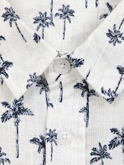 Mountain Warehouse White 100% Cotton Preston Illustration Mens Shirt - Image 5 of 5