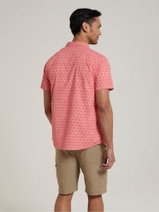 Mountain Warehouse Pink Mens Preston Illustration 100% Cotton Shirt - Image 3 of 7