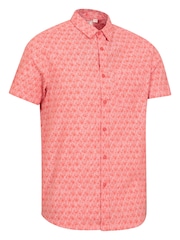 Mountain Warehouse Pink Mens Preston Illustration 100% Cotton Shirt - Image 5 of 7