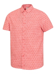 Mountain Warehouse Pink Mens Preston Illustration 100% Cotton Shirt - Image 6 of 7