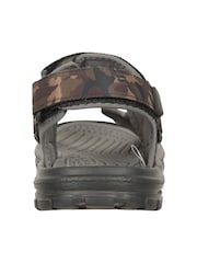 Mountain Warehouse Green Camo Crete Mens Sandals - Image 3 of 7