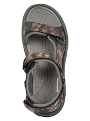 Mountain Warehouse Green Camo Crete Mens Sandals - Image 5 of 7
