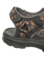 Mountain Warehouse Green Camo Crete Mens Sandals - Image 7 of 7