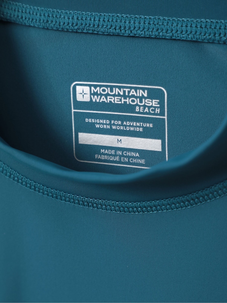 Mountain Warehouse Sky Blue Mens Long Sleeve Rash Vest - Image 4 of 4
