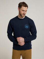 Mountain Warehouse Light Blue Circle Crew Neck Sweatshirt - Image 2 of 4