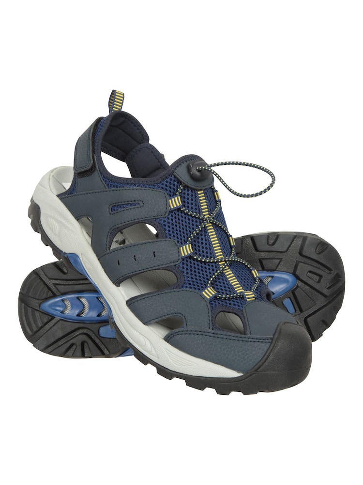 Mountain Warehouse Blue Rift Mens Drainage Sandals - Image 1 of 6