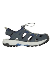 Mountain Warehouse Blue Rift Mens Drainage Sandals - Image 2 of 6