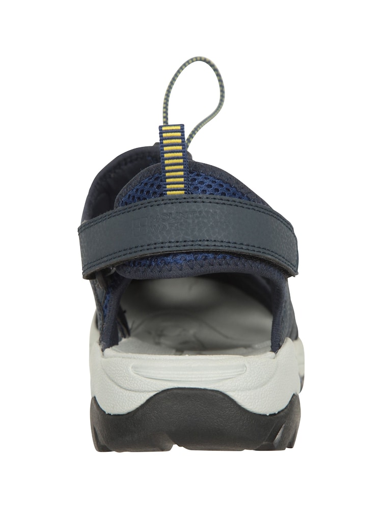Mountain Warehouse Blue Rift Mens Drainage Sandals - Image 3 of 6