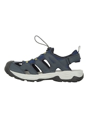 Mountain Warehouse Blue Rift Mens Drainage Sandals - Image 4 of 6