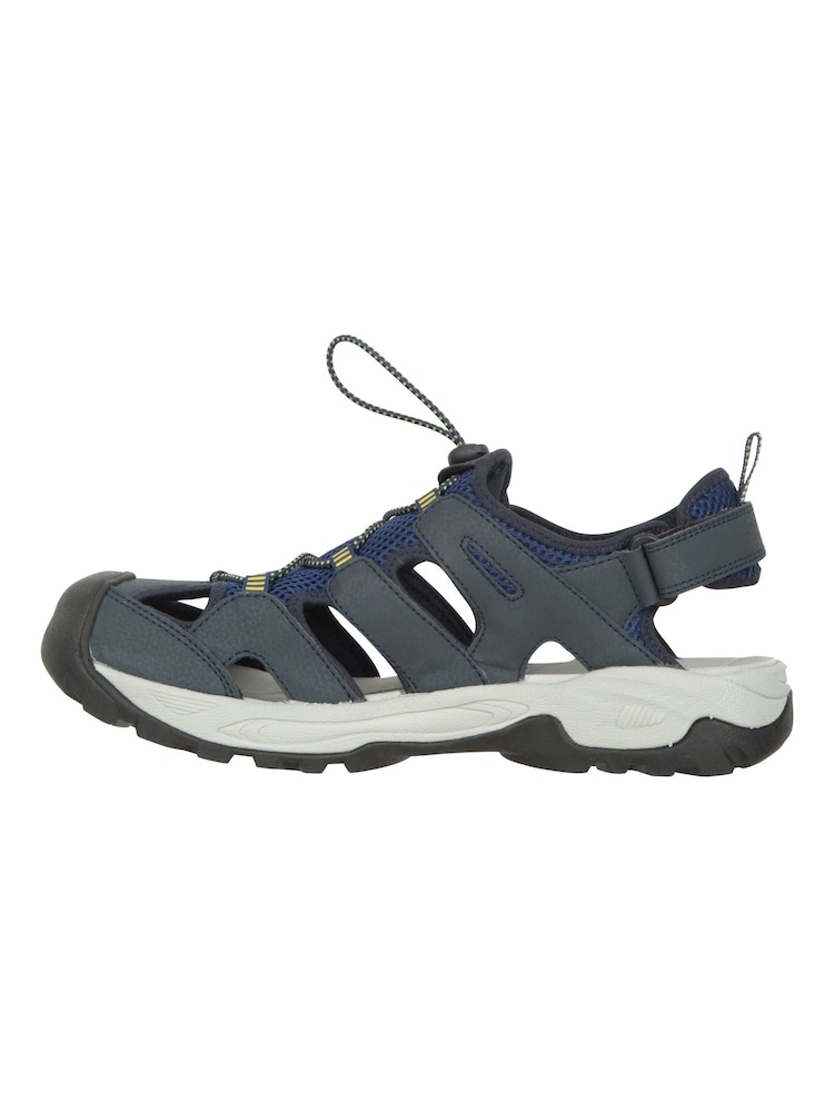 Mountain Warehouse Blue Rift Mens Drainage Sandals - Image 4 of 6