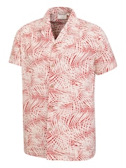 Mountain Warehouse Red Mens Beach Short Sleeve Shirt - Image 7 of 10
