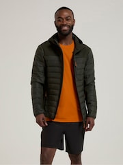 Mountain Warehouse Green Mens Turbine II Padded Softshell Coats - Image 2 of 4
