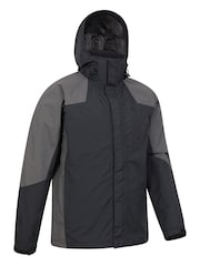 Mountain Warehouse Grey Mens Gust Waterproof Coat Jacket - Image 2 of 5