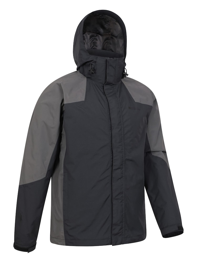 Mountain Warehouse Grey Mens Gust Waterproof Coat Jacket - Image 2 of 5