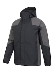 Mountain Warehouse Grey Mens Gust Waterproof Coat Jacket - Image 4 of 5