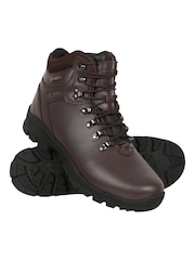 Mountain Warehouse Brown Latitude II Extreme Mens Waterproof Leather Walking Boots - Image 1 of 6