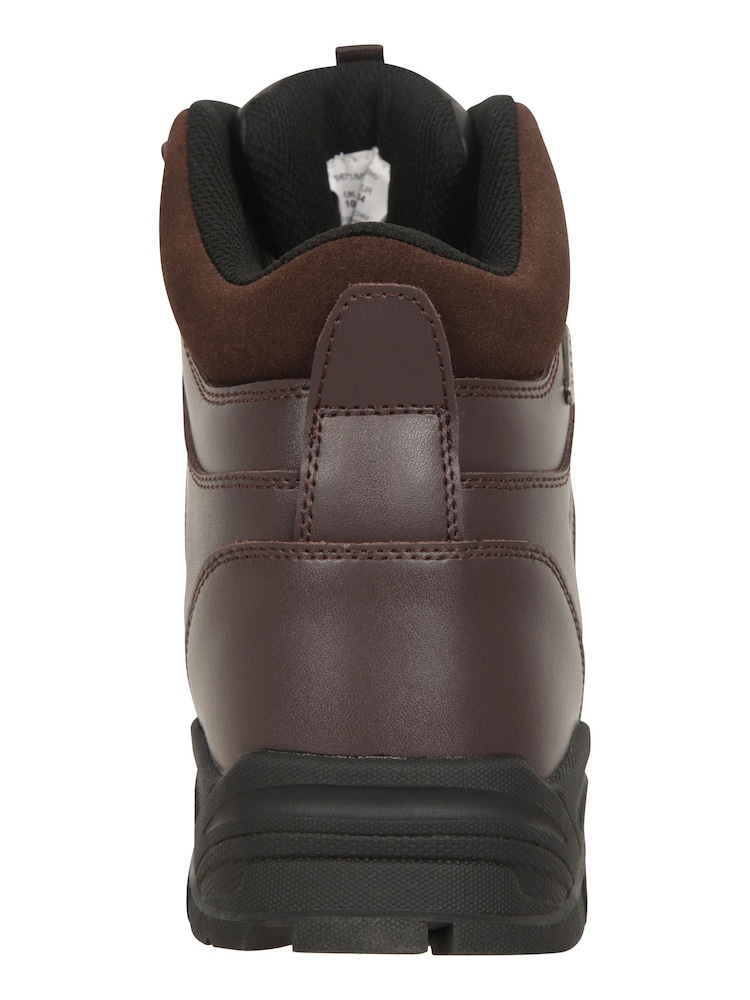 Mountain Warehouse Brown Latitude II Extreme Mens Waterproof Leather Walking Boots - Image 2 of 6
