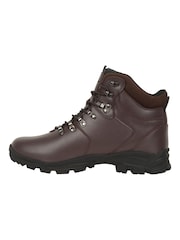 Mountain Warehouse Brown Latitude II Extreme Mens Waterproof Leather Walking Boots - Image 3 of 6