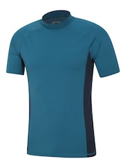 Mountain Warehouse Blue Mens UV Rash Vest - Image 4 of 5
