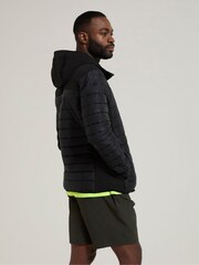 Mountain Warehouse Black Mens Turbine II Padded Softshell Coats - Image 3 of 9