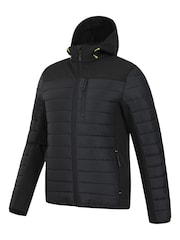 Mountain Warehouse Black Mens Turbine II Padded Softshell Coats - Image 8 of 9