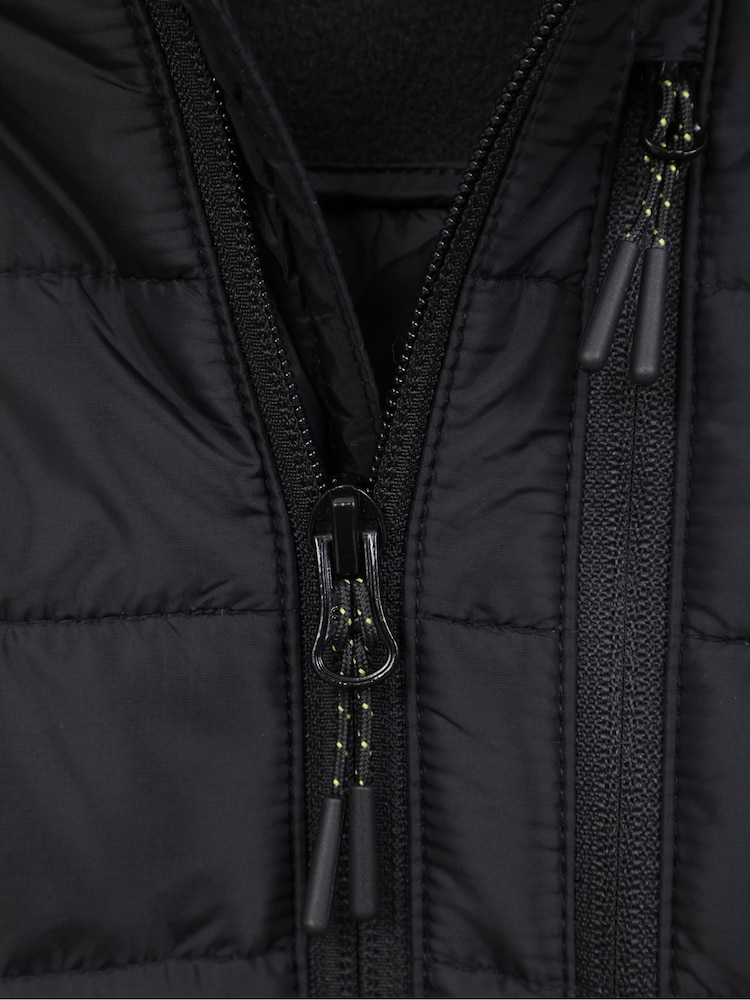 Mountain Warehouse Black Mens Turbine II Padded Softshell Coats - Image 9 of 9