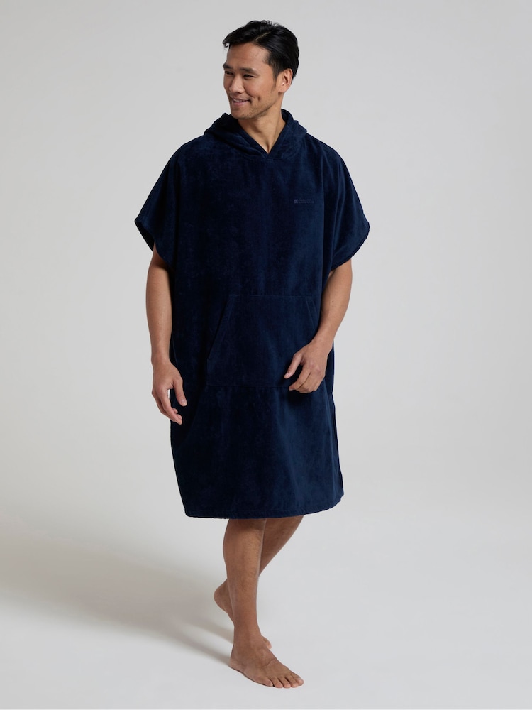 Mountain Warehouse Blue Chrome Mens Driftwood Changing Towel - Image 2 of 9