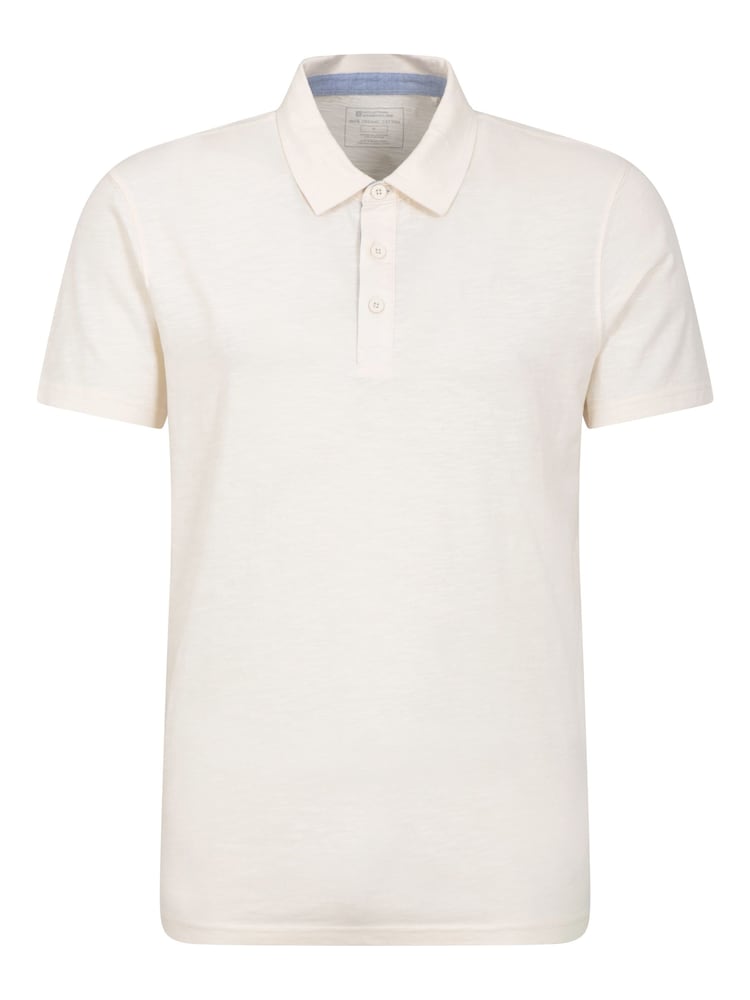 Mountain Warehouse White Mens Hasst II Mens Polo Shirt - Image 1 of 5