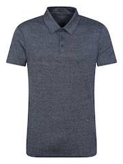 Mountain Warehouse Blue Mens Agra Stripe Polo Shirt - Image 1 of 5