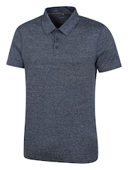 Mountain Warehouse Blue Mens Agra Stripe Polo Shirt - Image 4 of 5
