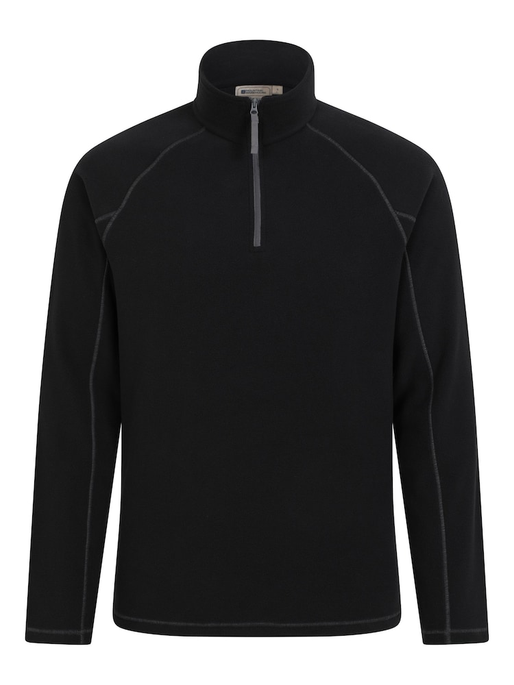 Mountain Warehouse Black Mens Ashbourne II Half Zip Fleece - Image 1 of 5