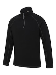 Mountain Warehouse Black Mens Ashbourne II Half Zip Fleece - Image 4 of 5