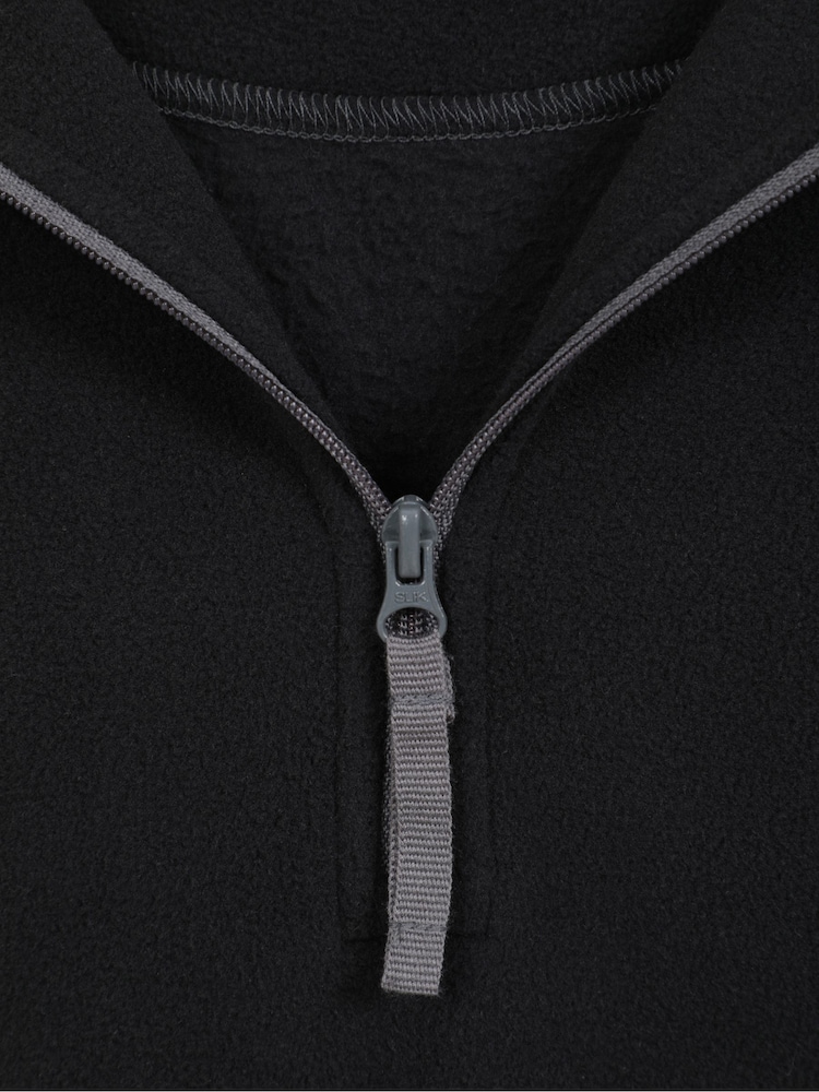Mountain Warehouse Black Mens Ashbourne II Half Zip Fleece - Image 5 of 5