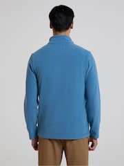 Mountain Warehouse Aqua Blue Mens Camber II Half Zip Quick Drying Fleece - Image 2 of 9