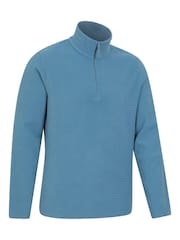 Mountain Warehouse Aqua Blue Mens Camber II Half Zip Quick Drying Fleece - Image 7 of 9