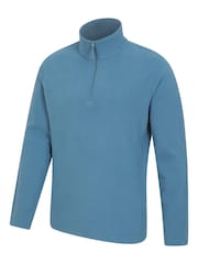Mountain Warehouse Aqua Blue Mens Camber II Half Zip Quick Drying Fleece - Image 8 of 9