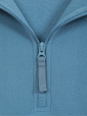 Mountain Warehouse Aqua Blue Mens Camber II Half Zip Quick Drying Fleece - Image 9 of 9