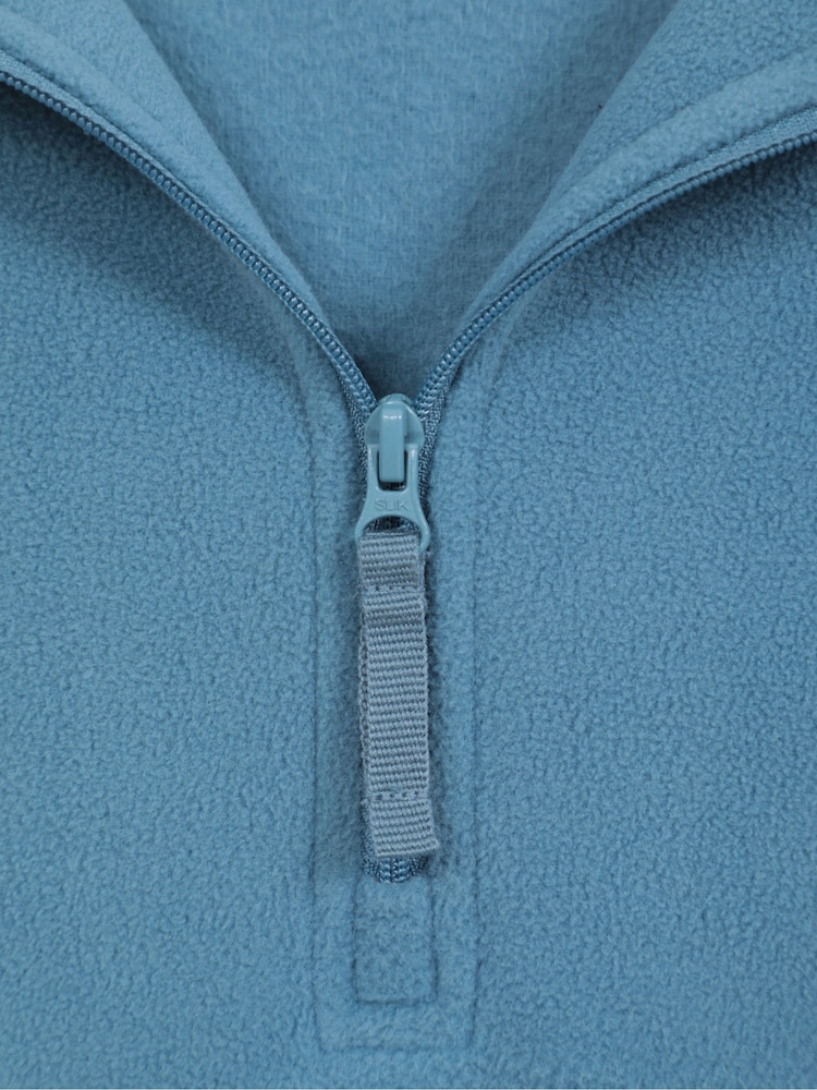 Mountain Warehouse Aqua Blue Mens Camber II Half Zip Quick Drying Fleece - Image 9 of 9