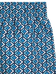 Mountain Warehouse Blue Ground Mens Aruba Printed Quick Drying Swimshorts with UV Max Protection - Image 5 of 6