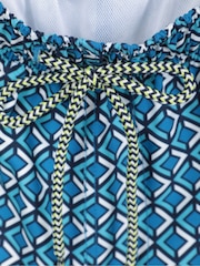 Mountain Warehouse Blue Ground Mens Aruba Printed Quick Drying Swimshorts with UV Max Protection - Image 6 of 6