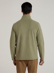 Mountain Warehouse Jade Green Mens Camber II Half Zip Quick Drying Fleece - Image 3 of 9