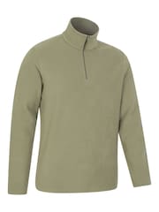 Mountain Warehouse Jade Green Mens Camber II Half Zip Quick Drying Fleece - Image 6 of 9