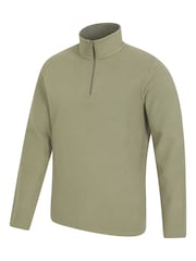 Mountain Warehouse Jade Green Mens Camber II Half Zip Quick Drying Fleece - Image 8 of 9